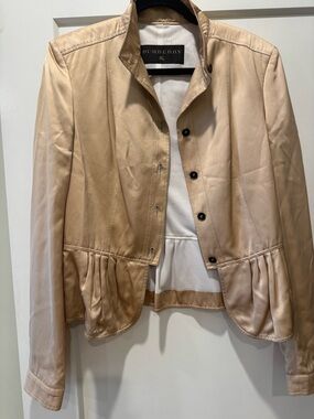 Burberry Light Beige  Peplum Jacket